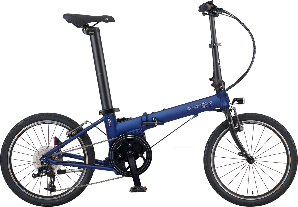 DAHON UNIO（ユニオ）｜軽さも、走りも、あきらめない。折りたたみ電動アシストの新境地。