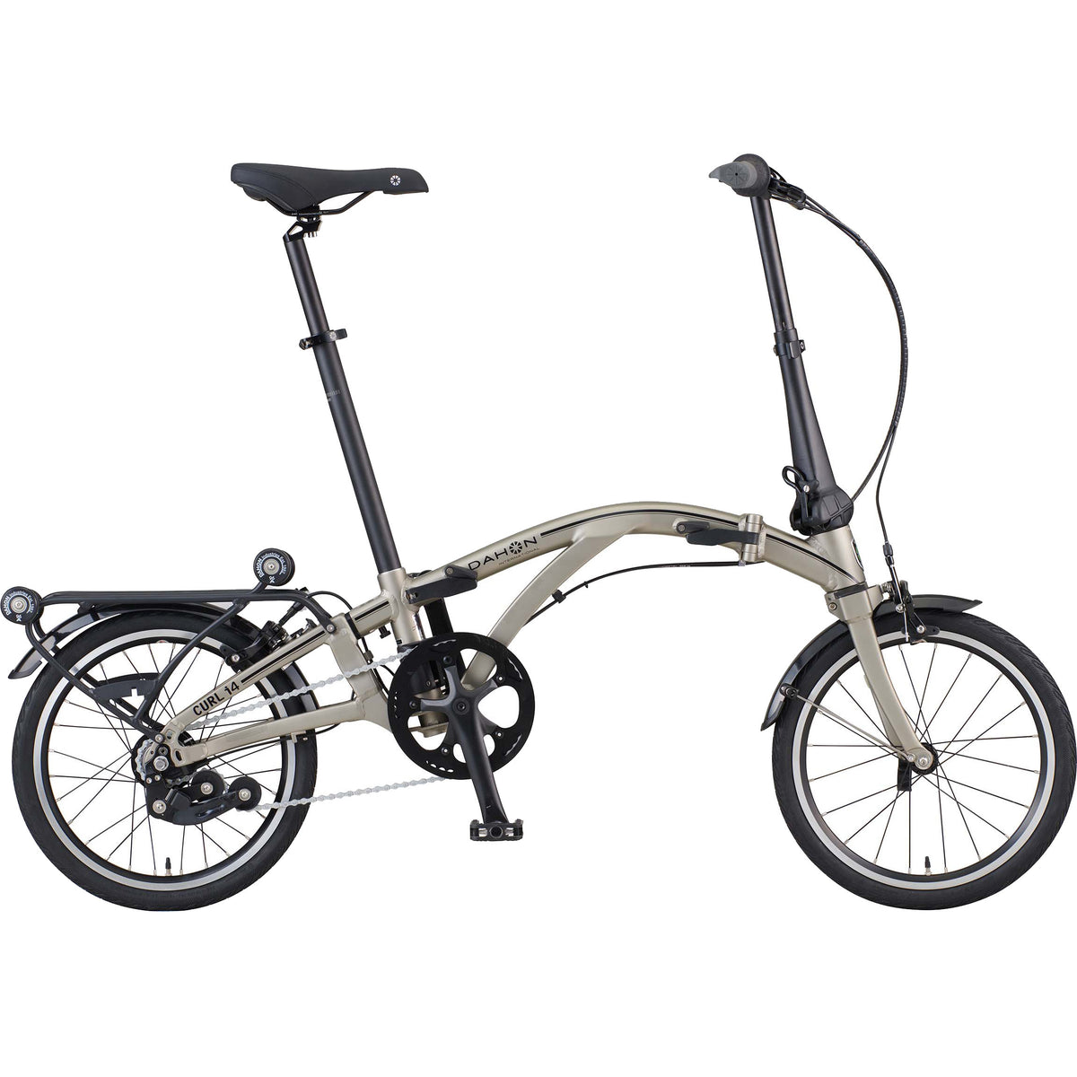 DAHON Curl i4（カール i4）｜曲線美と、究極のコンパクト。DAHON史上、最も小さく折りたためる一台。