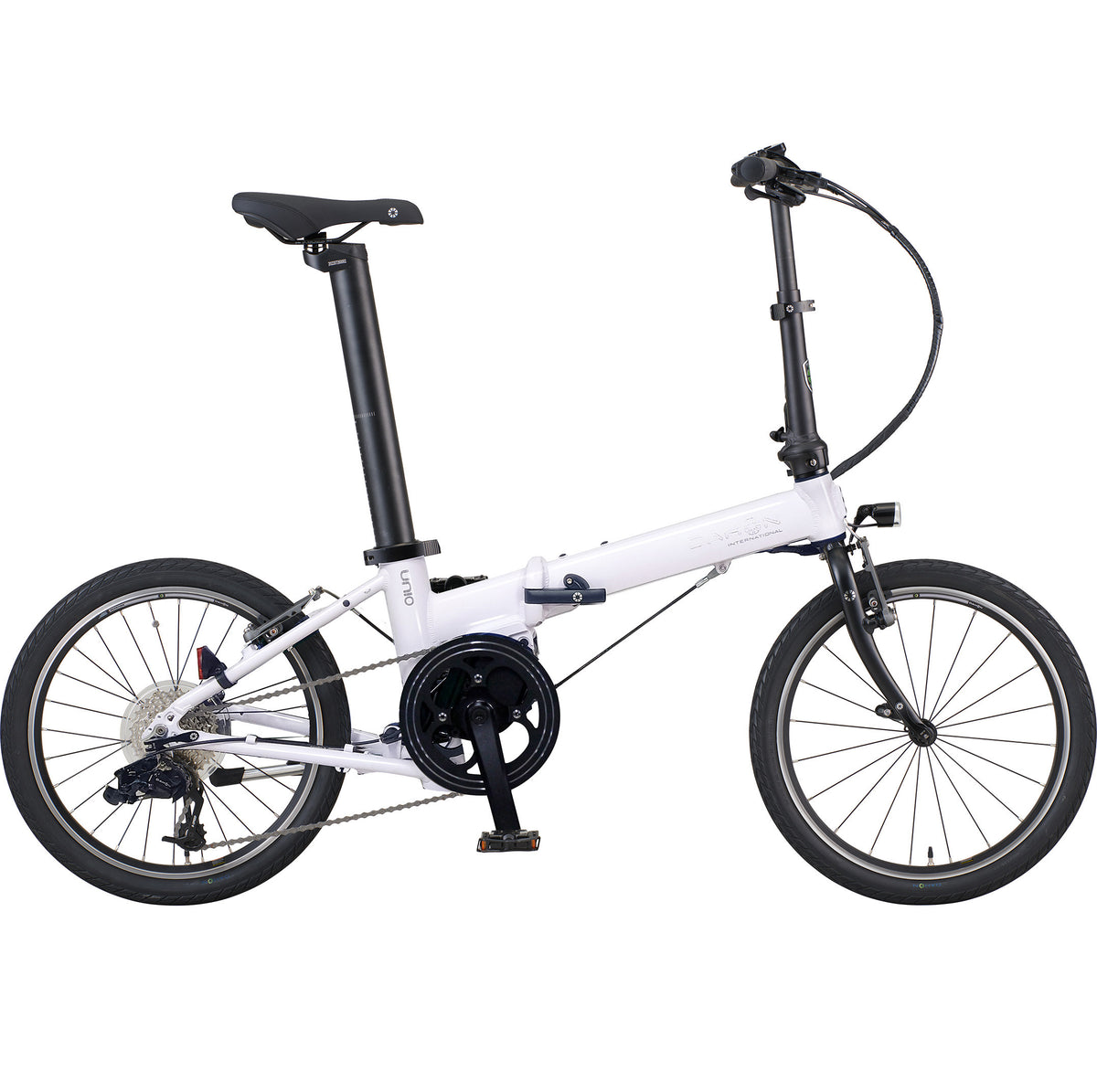 DAHON UNIO（ユニオ）｜軽さも、走りも、あきらめない。折りたたみ電動アシストの新境地。